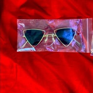 vintage triangular sunglasses